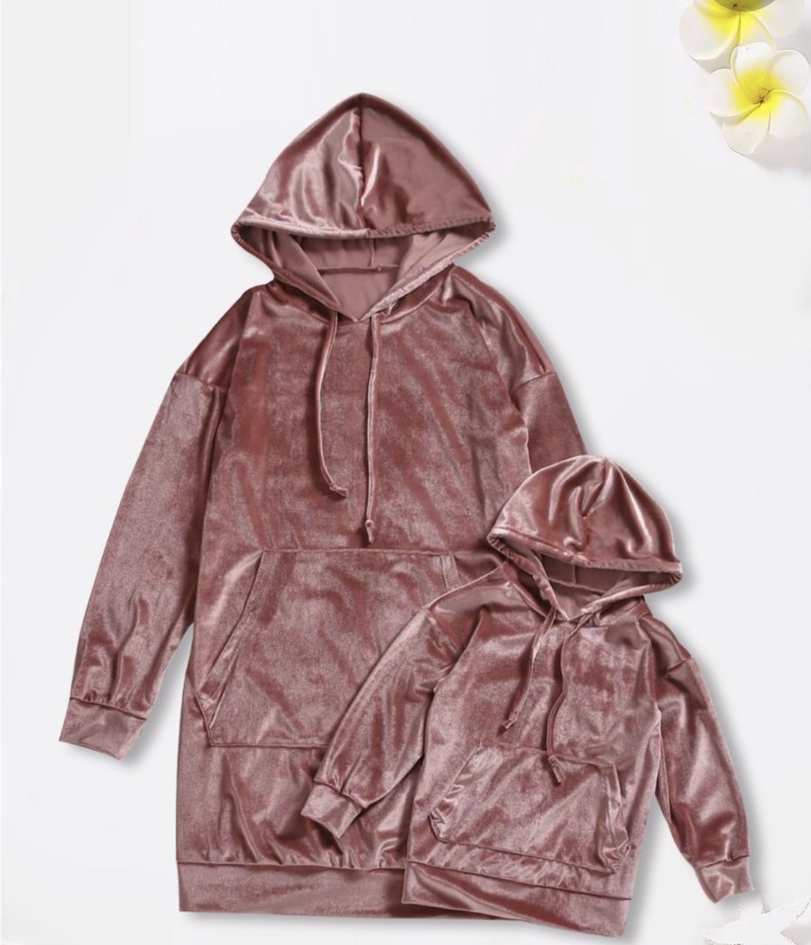 Mommy & Me Crush Velvet Hoodie - Image 2