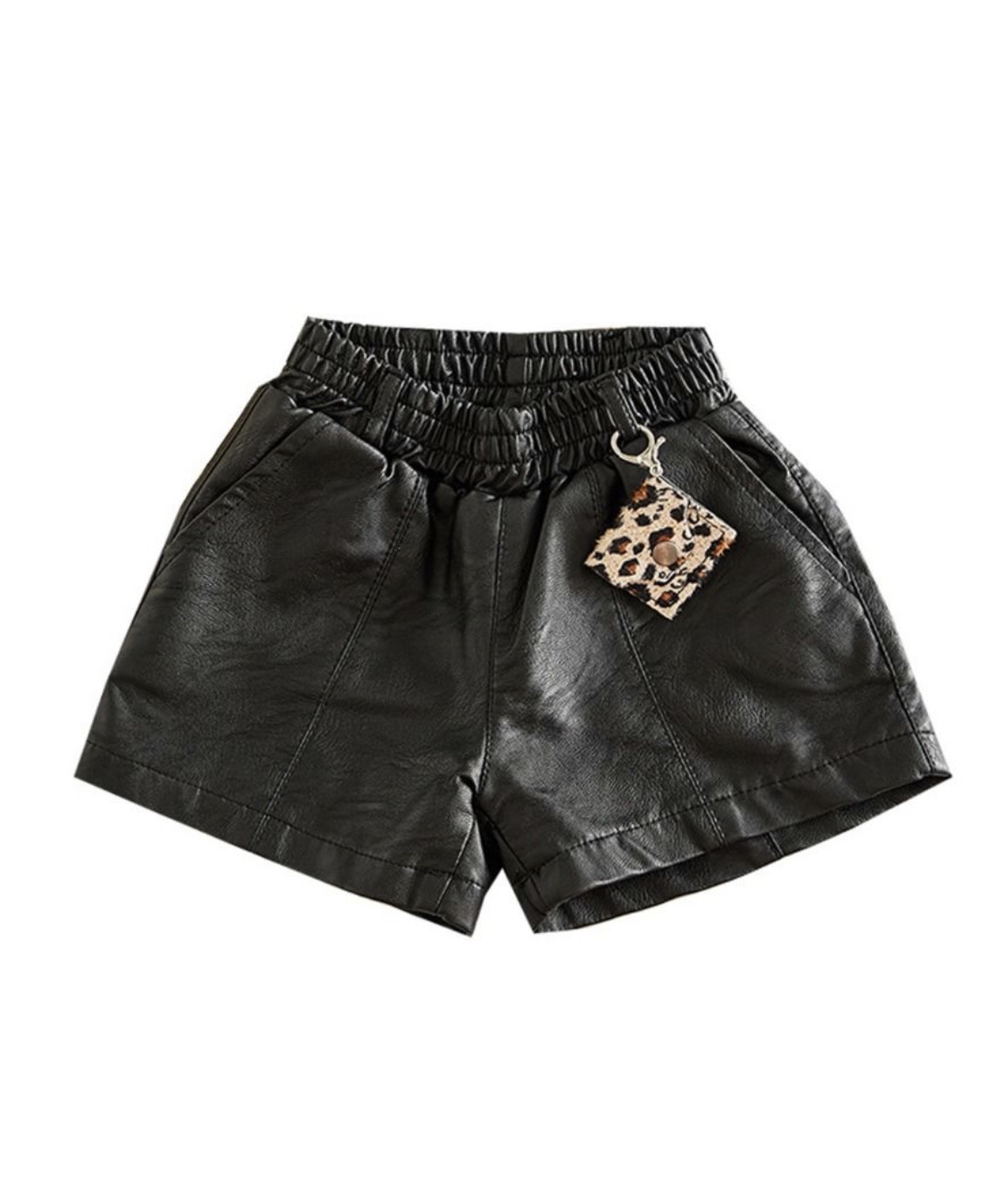 Vegan Leather Shorts - Image 3
