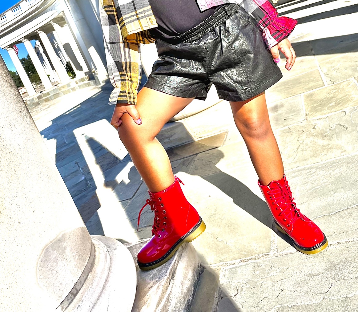 Vegan Leather Shorts - Image 2