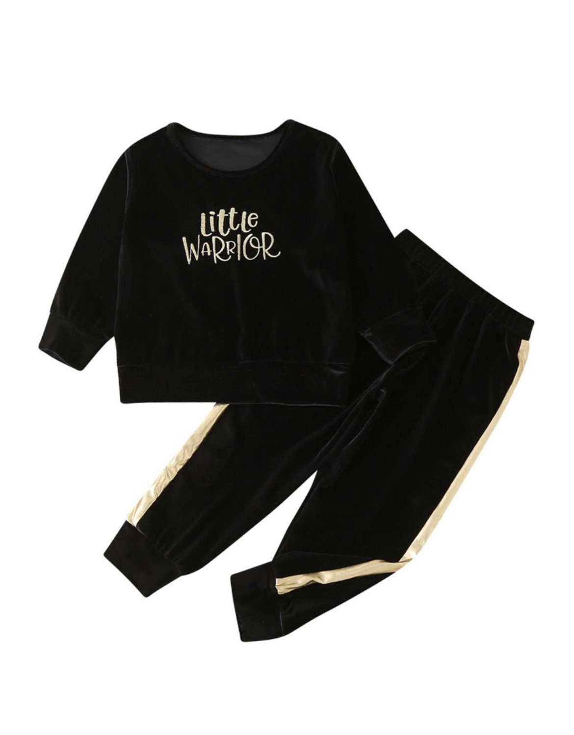 Little Warrior Velvet Set - Image 2