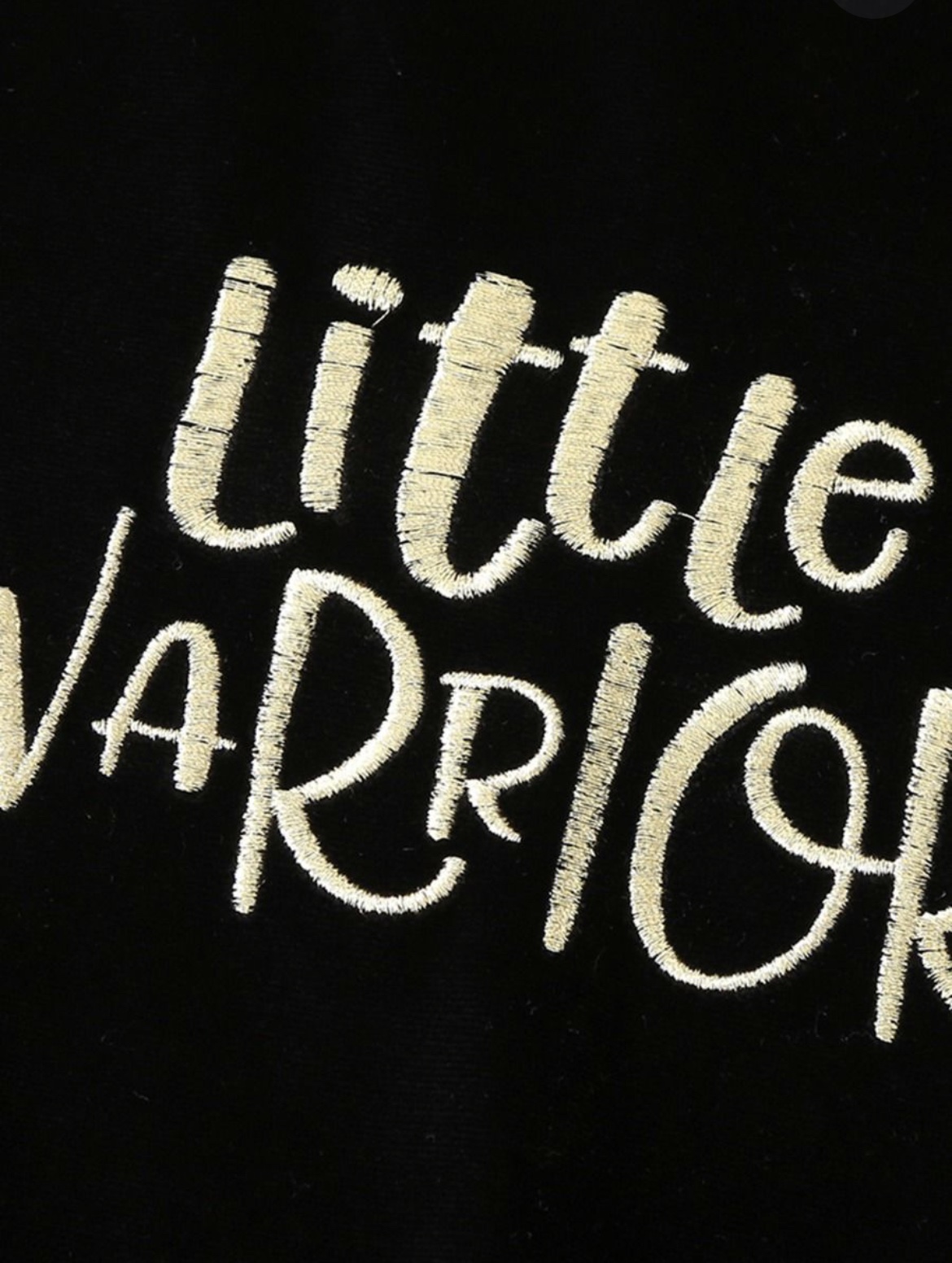 Little Warrior Velvet Set - Image 3