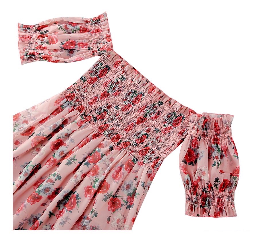 Sweet Chiffon Floral Dress - Image 4