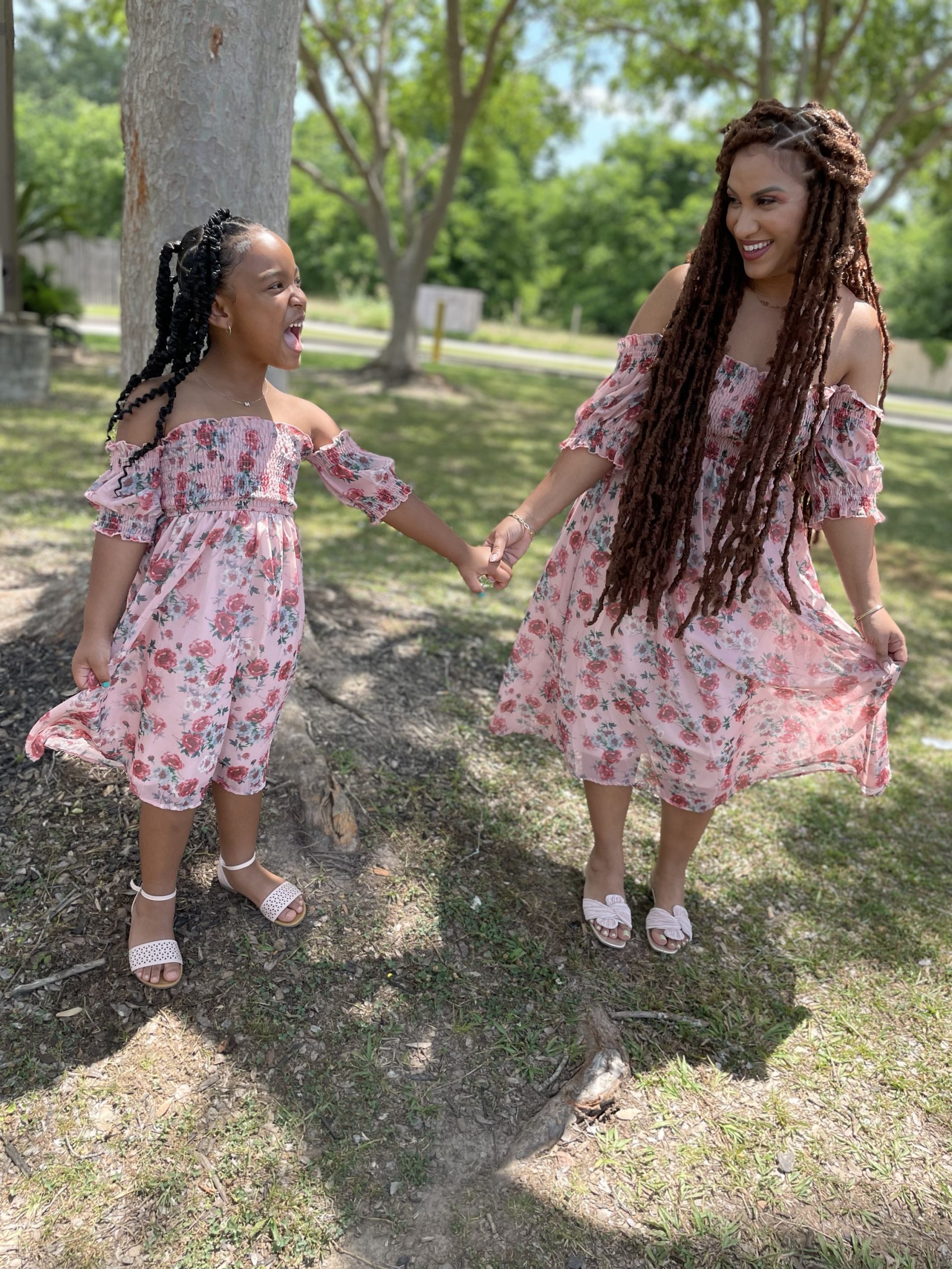 Sweet Chiffon Floral Dress - Image 2