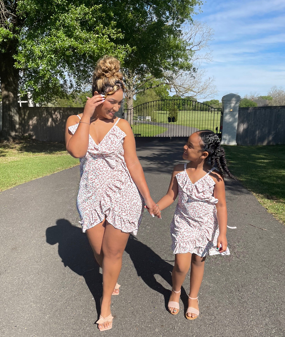 Lotus Wrap Ruffle Dress