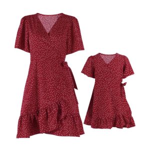 Let’s Turn Heads ~ Red Polka Dot Dress