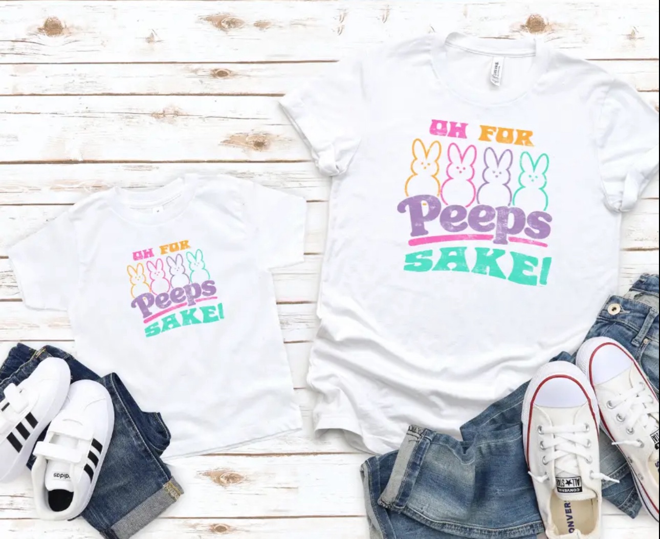 Oh Fur Peeps Sake! ~ Mommy & Me Screen T - Image 4