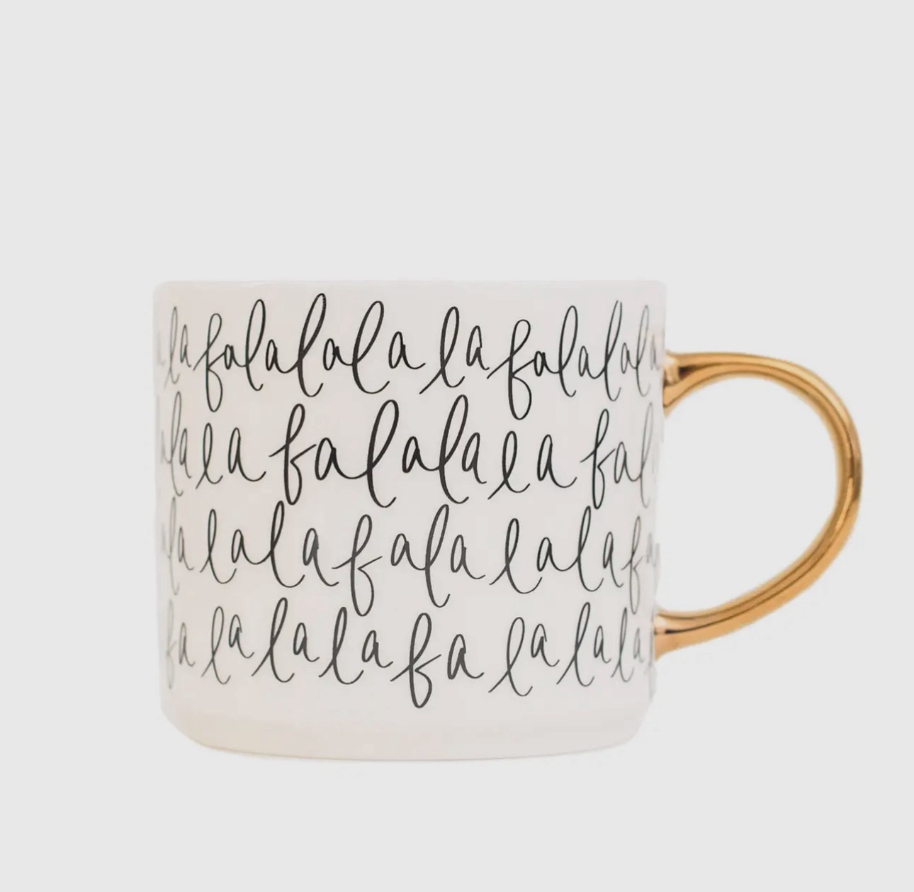Fa La La Gold Tile ~ Mug